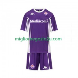 Maglia ACF Fiorentina Bambino Casa Divisa 2025-2026 Manica Corta