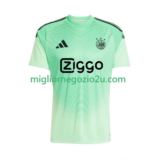 Maglia AFC Ajax Portiere Uomo Casa Divisa 2025-2026 Manica Corta