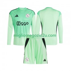 Maglia AFC Ajax Portiere Bambino Casa Divisa 2025-2026 Manica Lunga