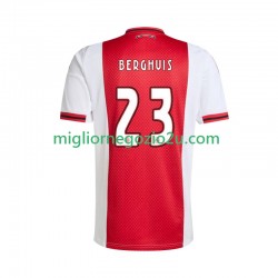 Maglia AFC Ajax Steven Berghuis 23 Uomo Casa Divisa 2025-2026 Manica Corta