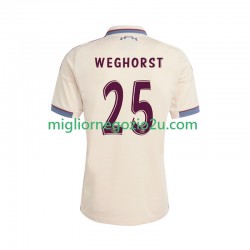 Maglia AFC Ajax Wout Weghorst 25 Uomo Terza Divisa 2025-2026 Manica Corta