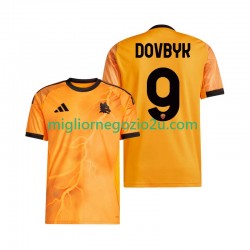 Maglia AS Roma Artem Dovbyk 9 Uomo Trasferta Divisa 2025-2026 Manica Corta