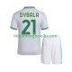Maglia AS Roma Dybala 21 Bambino Terza Divisa 2025-2026 Manica Corta