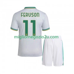 Maglia AS Roma Evan Ferguson 11 Bambino Terza Divisa 2025-2026 Manica Corta
