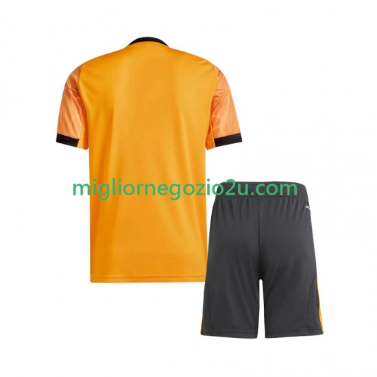 Maglia AS Roma Bambino Trasferta Divisa 2025-2026 Manica Corta