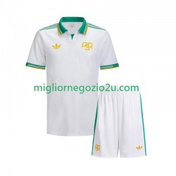 Maglia AS Roma Bambino Terza Divisa 2025-2026 Manica Corta