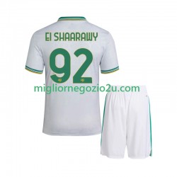 Maglia AS Roma Stephan El Shaarawy 92 Bambino Terza Divisa 2025-2026 Manica Corta