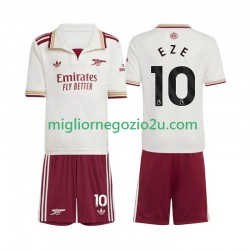 Maglia Arsenal Eberechi Eze 10 Bambino Terza Divisa 2025-2026 Manica Corta