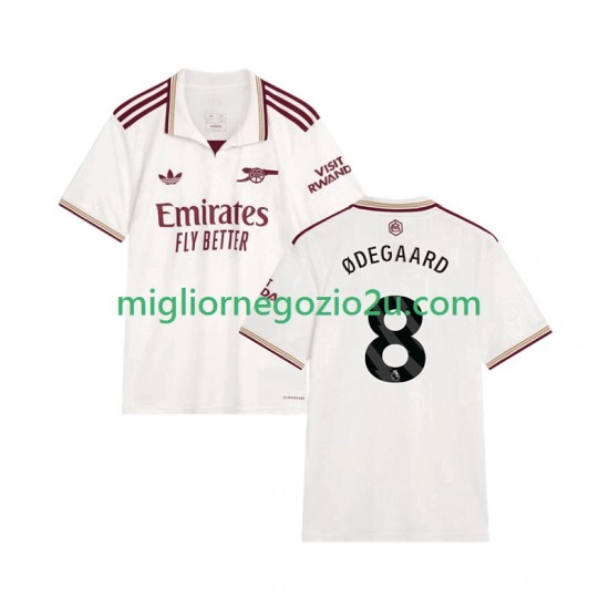 Maglia Arsenal Martin Odegaard 8 Uomo Terza Divisa 2025-2026 Manica Corta