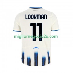 Maglia Atalanta Ademola Lookman 11 Uomo Trasferta Divisa 2025-2026 Manica Corta
