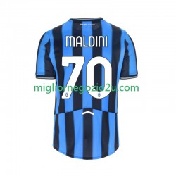 Maglia Atalanta Daniel Maldini 70 Uomo Casa Divisa 2025-2026 Manica Corta