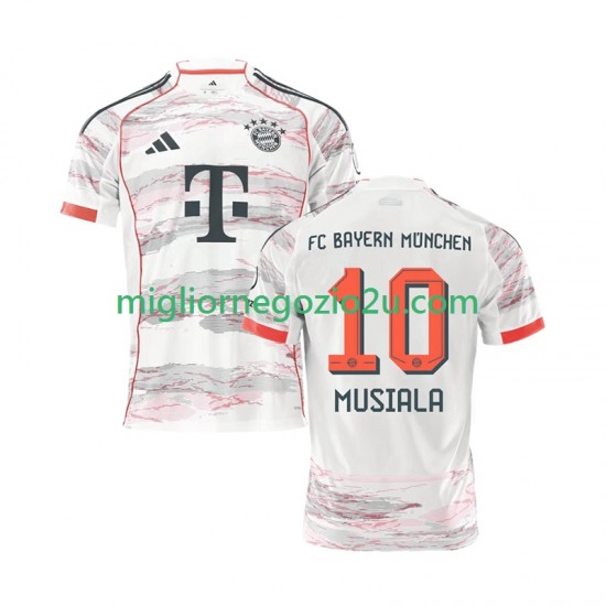 Maglia FC Bayern München Jamal Musiala 10 Uomo Trasferta Divisa 2025-2026 Manica Corta