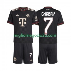 Maglia FC Bayern München Serge Gnabry 7 Bambino Terza Divisa 2025-2026 Manica Corta
