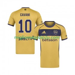 Maglia CA Boca Juniors Edinson Cavani 10 Uomo Trasferta Divisa 2025-2026 Manica Corta