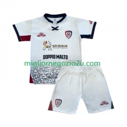 Maglia Cagliari Bambino Trasferta Divisa 2025-2026 Manica Corta