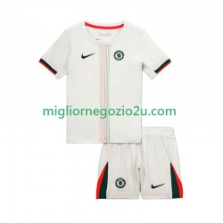 Maglia Chelsea Bambino Trasferta Divisa 2025-2026 Manica Corta