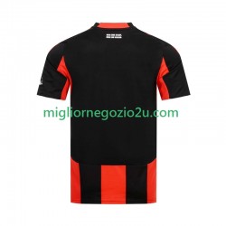 Maglia Eintracht Frankfurt Uomo Casa Divisa 2024-2025 Manica Corta