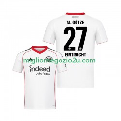 Maglia Eintracht Frankfurt Mario Gotze 27 Uomo Trasferta Divisa 2025-2026 Manica Corta