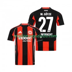 Maglia Eintracht Frankfurt Mario Gotze 27 Uomo Casa Divisa 2025-2026 Manica Corta