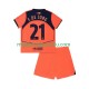 Maglia FC Barcelona Frenkie de Jong 21 UCL Bambino Terza Divisa 2025-2026 Manica Corta