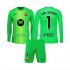Maglia FC Barcelona Ter Stegen 1 Portiere Bambino Casa Divisa 2025-2026 Manica Lunga