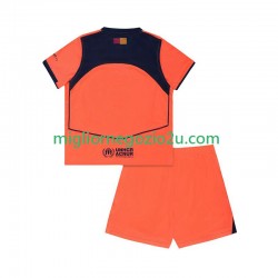 Maglia FC Barcelona Bambino Terza Divisa 2025-2026 Manica Corta