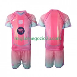 Maglia FC Barcelona Special Bambino Casa Divisa 2025-2026 Manica Corta