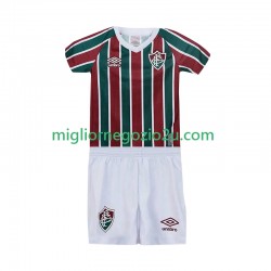 Maglia Fluminense Bambino Casa Divisa 2025-2026 Manica Corta
