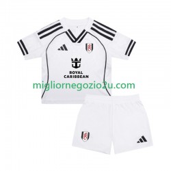 Maglia Fulham Bambino Casa Divisa 2025-2026 Manica Corta