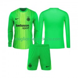Maglia Inter Milan Portiere Bambino Terza Divisa 2025-2026 Manica Lunga