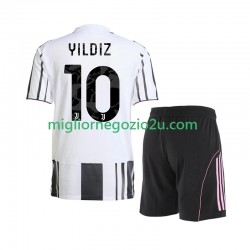 Maglia Juventus Kenan Yildiz 10 Bambino Casa Divisa 2025-2026 Manica Corta