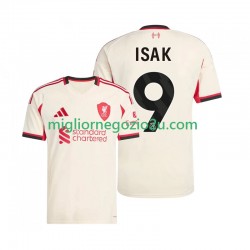 Maglia Liverpool ISAK 9 Uomo Trasferta Divisa 2025-2026 Manica Corta