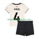 Maglia Liverpool Virgil van Dijk 4 Bambino Trasferta Divisa 2025-2026 Manica Corta