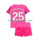 Maglia Manchester City Gianluigi Donnarumma 25 Portiere Bambino Trasferta Divisa 2025-2026 Manica Corta