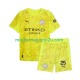 Maglia Manchester City Gianluigi Donnarumma 25 Portiere Bambino Terza Divisa 2025-2026 Manica Corta