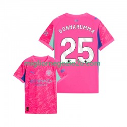Maglia Manchester City Gianluigi Donnarumma 25 Portiere Uomo Trasferta Divisa 2025-2026 Manica Corta