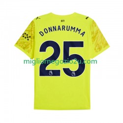 Maglia Manchester City Gianluigi Donnarumma 25 Portiere Uomo Terza Divisa 2025-2026 Manica Corta