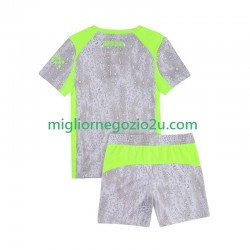 Maglia Manchester City Bambino Terza Divisa 2025-2026 Manica Corta