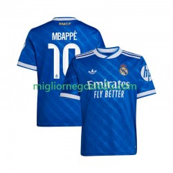 Maglia Real Madrid Mbappé Kylian 10 Uomo Terza Divisa 2025-2026 Manica Corta