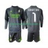 Maglia Real Madrid Thibaut Courtois 1 Bambino Terza Divisa 2025-2026 Manica Lunga