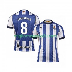 Maglia Real Sociedad Arsen Zakharyan 8 Uomo Casa Divisa 2025-2026 Manica Corta