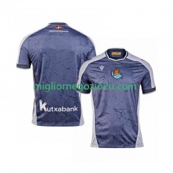 Maglia Real Sociedad Uomo Trasferta Divisa 2025-2026 Manica Corta
