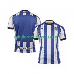 Maglia Real Sociedad Uomo Casa Divisa 2025-2026 Manica Corta