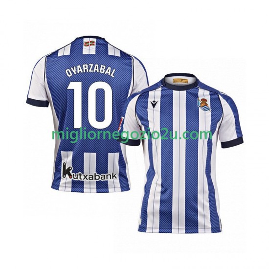 Maglia Real Sociedad Mikel Oyarzabal 10 Uomo Casa Divisa 2025-2026 Manica Corta
