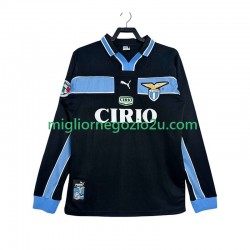 Maglia SS Lazio Retro Uomo Trasferta Divisa 1998 1999 Manica Lunga