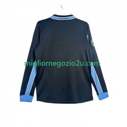 Maglia SS Lazio Retro Uomo Trasferta Divisa 1998 1999 Manica Lunga