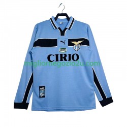 Maglia SS Lazio Retro Uomo Casa Divisa 1998 1999 Manica Lunga