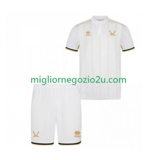 Maglia Sheffield United Bambino Trasferta Divisa 2025-2026 Manica Corta