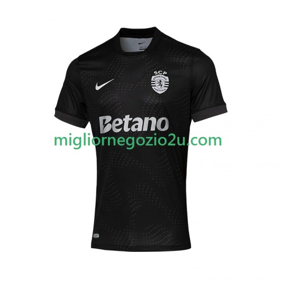 Maglia Sporting CP Uomo Trasferta Divisa 2025-2026 Manica Corta