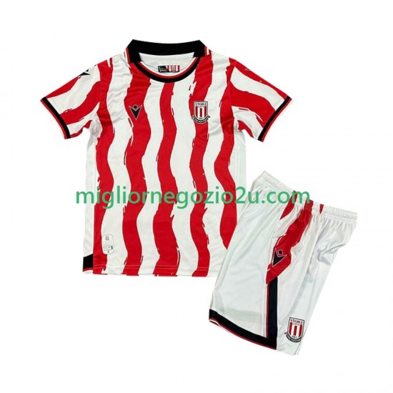 Maglia Sunderland Granit Xhaka 34 Bambino Casa Divisa 2025-2026 Manica Corta